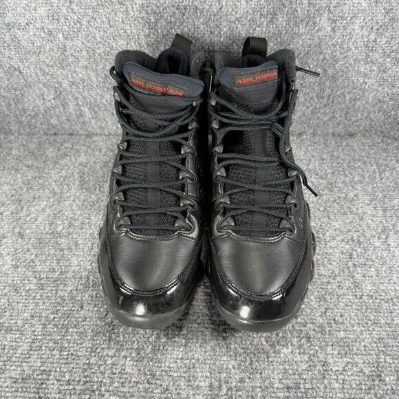 Jordan 9 Retro Bred Mens Size 8.5 Black Patent Leather Athletic Sneakers - Picture 2 of 15